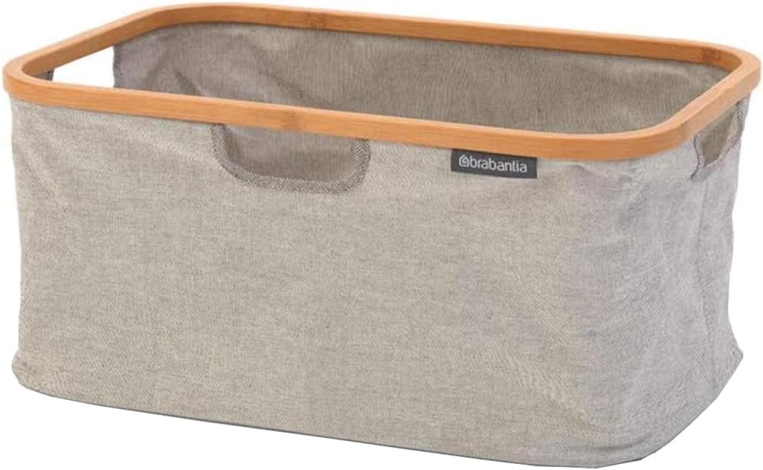 Brabantia Wäschekorb 40L - faltbar (B: 36 cm T: 54 cm H: 26,5 cm) Grey Bild 1