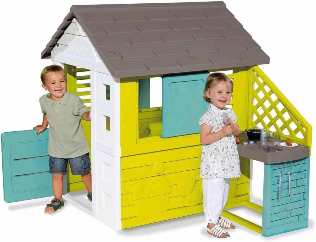 Smoby 'Pretty Spielhaus mit Sommerküche, ab 2 Jahren, 145 x 127 x 110 cm Bild 1
