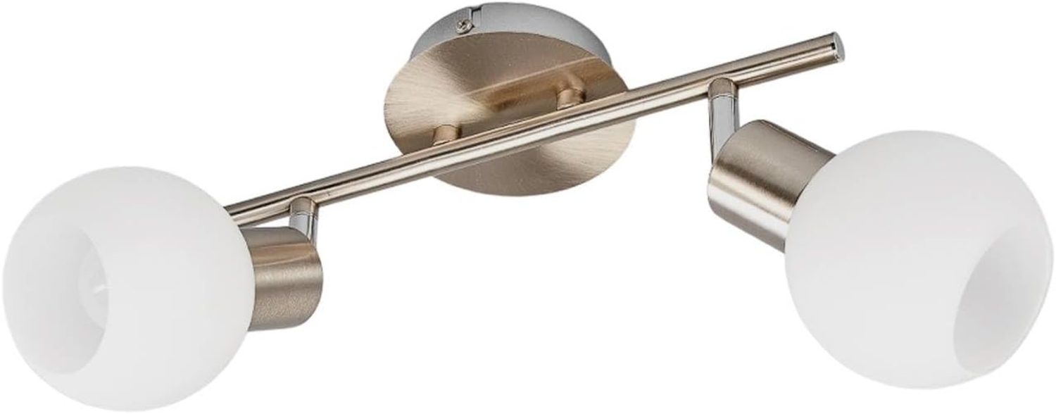 Lindby Deckenleuchten Elaina, Metall, Alu IP20, 2x5 W LED Bild 1