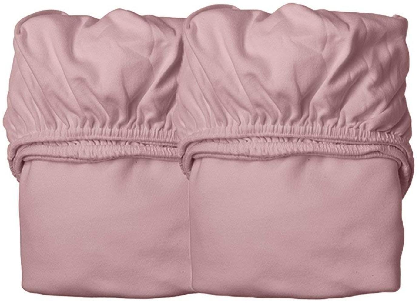 Leander Laken für Classic Juniorbett 2 Stk, pink Bild 1