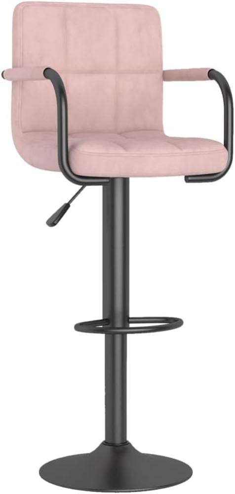 vidaXL Barhocker Rosa Samt [334653] Bild 1