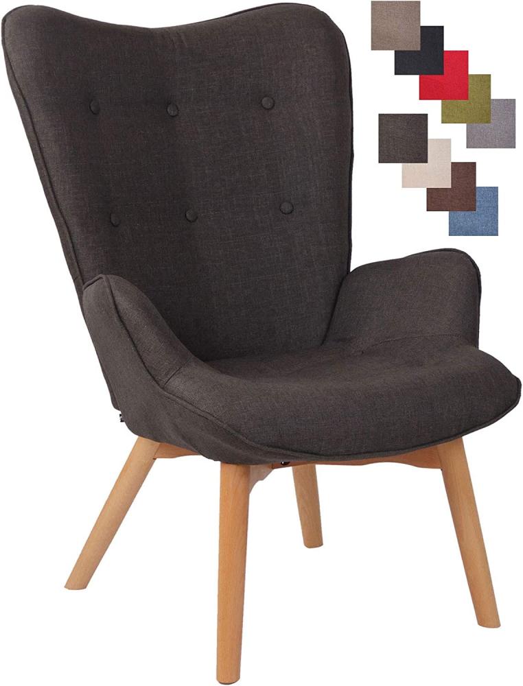 Lounger Durham Stoff dunkelgrau Bild 1