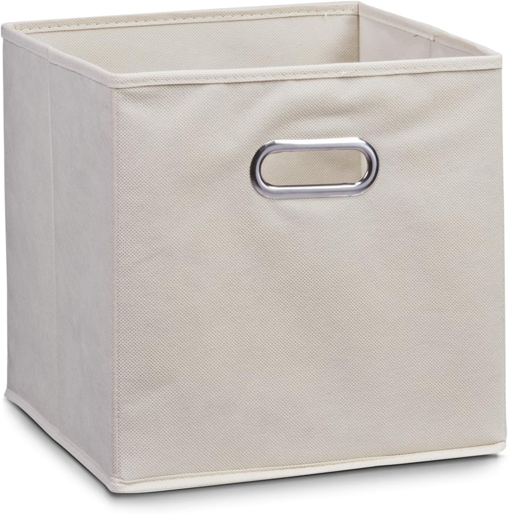Aufbewahrungsbox mit Griff, Vlies - Beige Bild 1