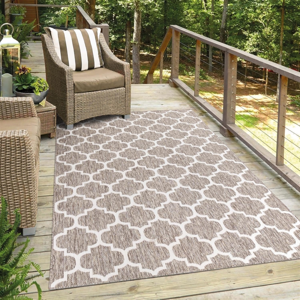 Carpet City Teppich Outdoor 462, rechteckig, Höhe: 5 mm, UV-beständig, Flachgewebe, auch in quadratischer Form erhältlich Bild 1