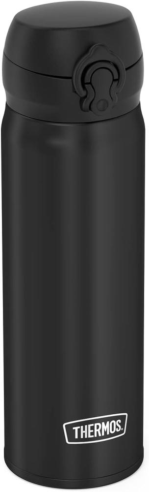 THERMOS Thermosflasche Ultralight, Trinkflasche, Iso Flasche, Leicht, Edelstahl, Matt Black, 0. 5 L, 4035. 232. 050 Bild 1