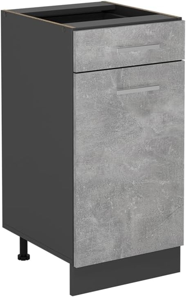 Vicco Küchenunterschrank R-Line, Beton, 40 cm ohne Arbeitsplatte Bild 1