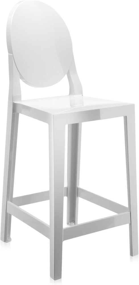 Kartell One More Hocker, 2er-Satz, Weiß, H. 65 cm Bild 1