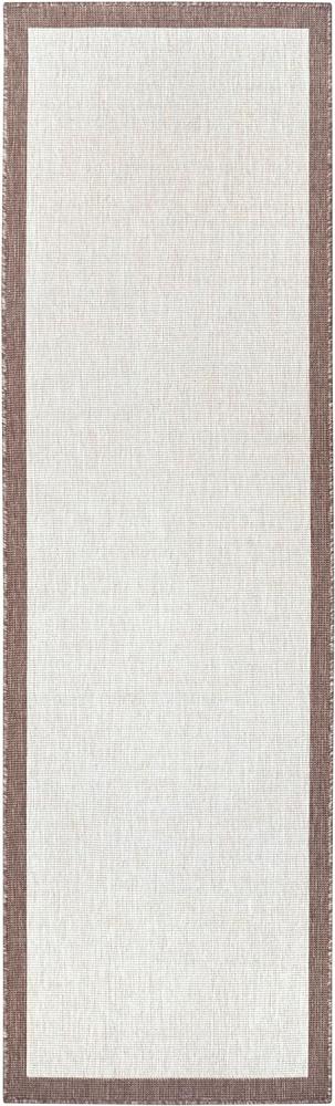 In- & Outdoor Wendeteppich Panama Creme Beige - 80x250x0,5cm Bild 1