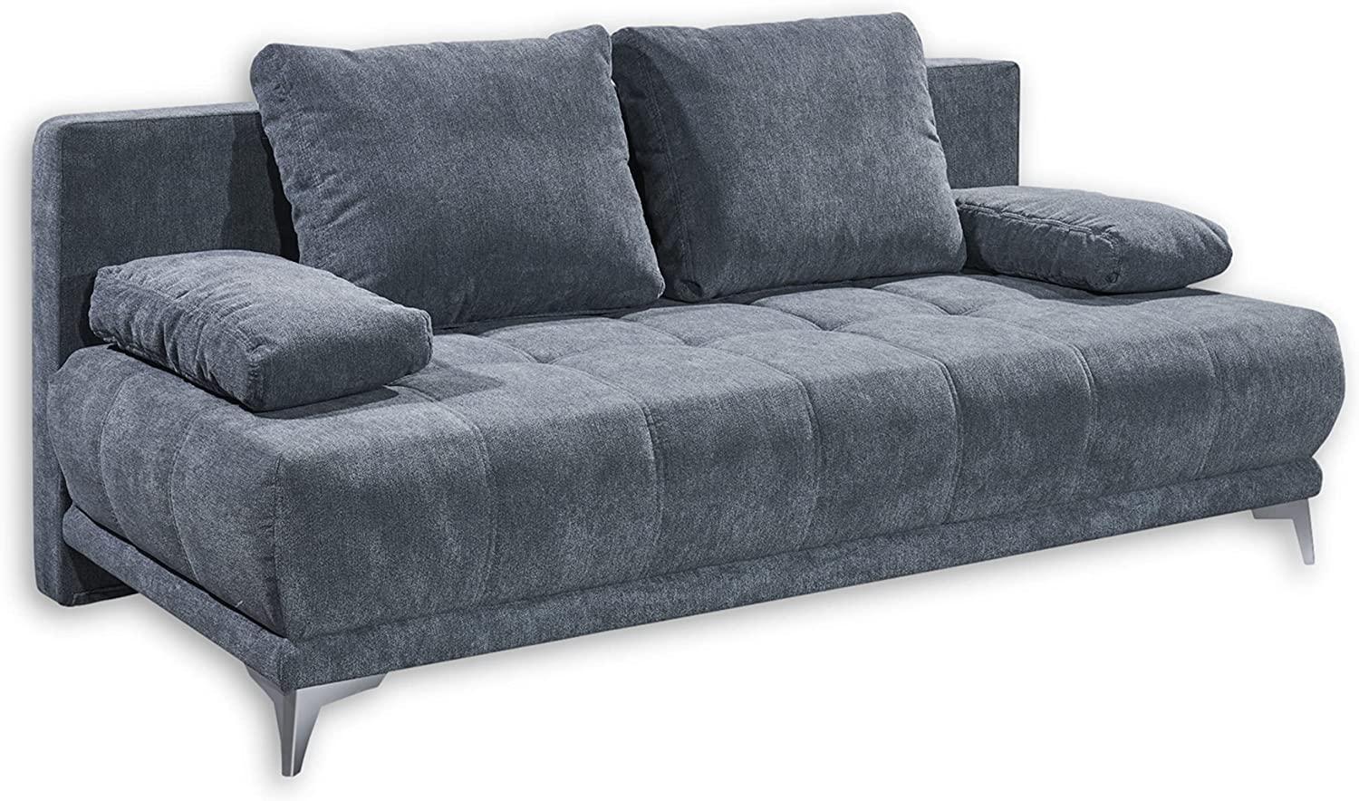 Black Red White 'Jenny' Einzelsofa, Schlafsofa, grau anthrazit, ca. 203 cm Bild 1