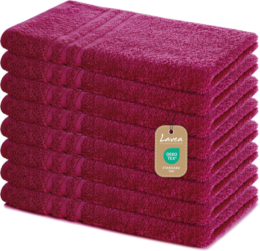 Lavea Handtuch Set Elena, Baumwolle (Set, 8-St), einzigartig weiche Frottee Handtücher für jeden Hauttyp geeignet Bild 1