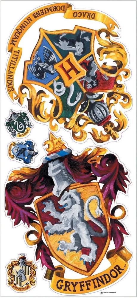 Harry Potter HOGWARTS CREST GIANT Wallstickers Bild 1