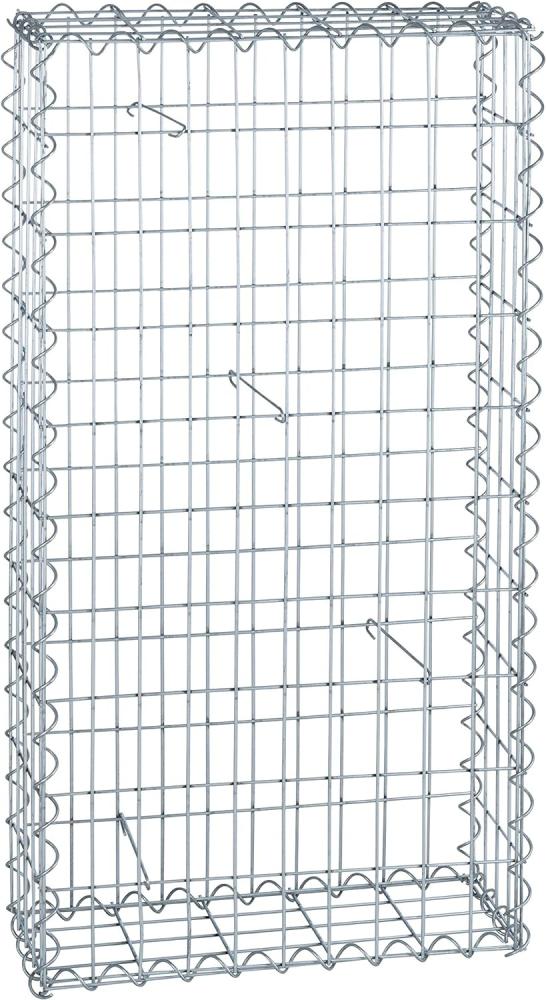 Gabione Steingabione Steinkorb 100x50x20 cm Drahtkorb Mauer 5x10 Drahtzaun Zaun Bild 1