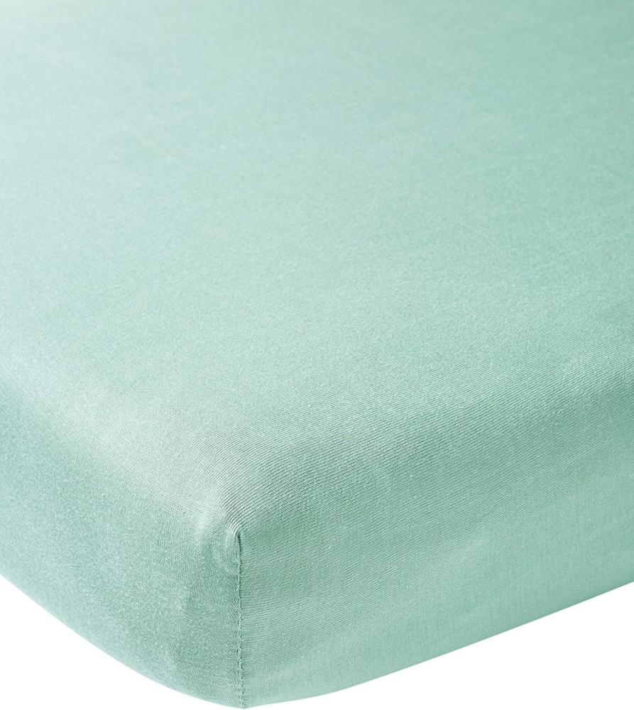 Meyco Jersey Spannbetttuch, 40x80/90cm New Mint Bild 1