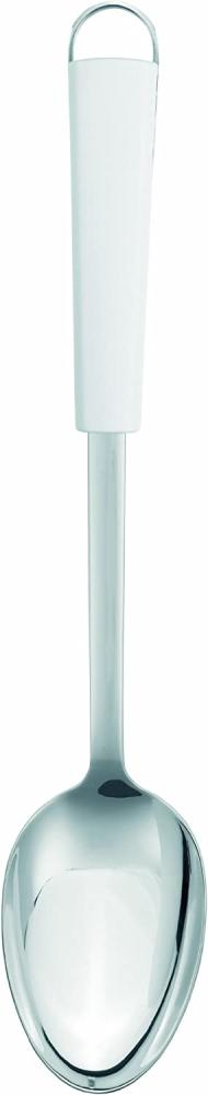 Brabantia Küchenhelfer Essential, Gemüselöffel, Löffel Weiß und Edelstahl, 400421 Bild 1