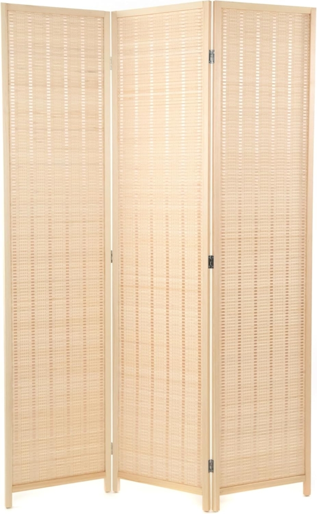 DESIGN DELIGHTS Paravent RAUMTEILER "BASTIA", Bambus, 170x120 cm, Natur Paravent Bild 1