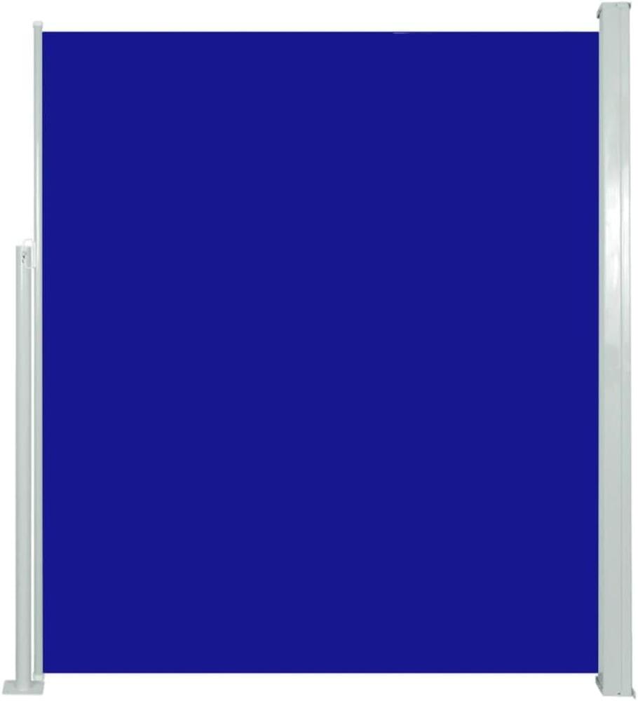 vidaXL Ausziehbare Seitenmarkise 160x500 cm Blau 45462 Bild 1