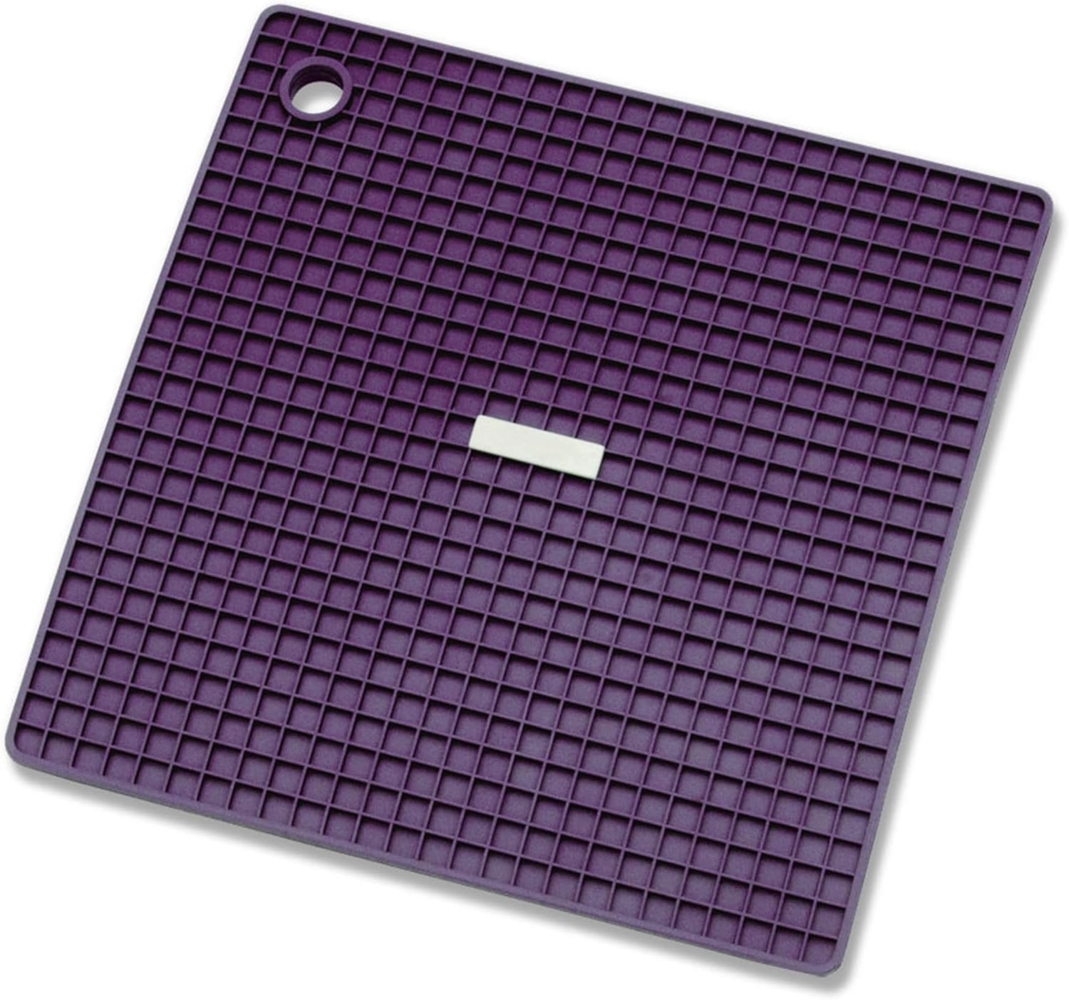 Städter Topfhalter /Untersetzer violett aus Silikon Bild 1