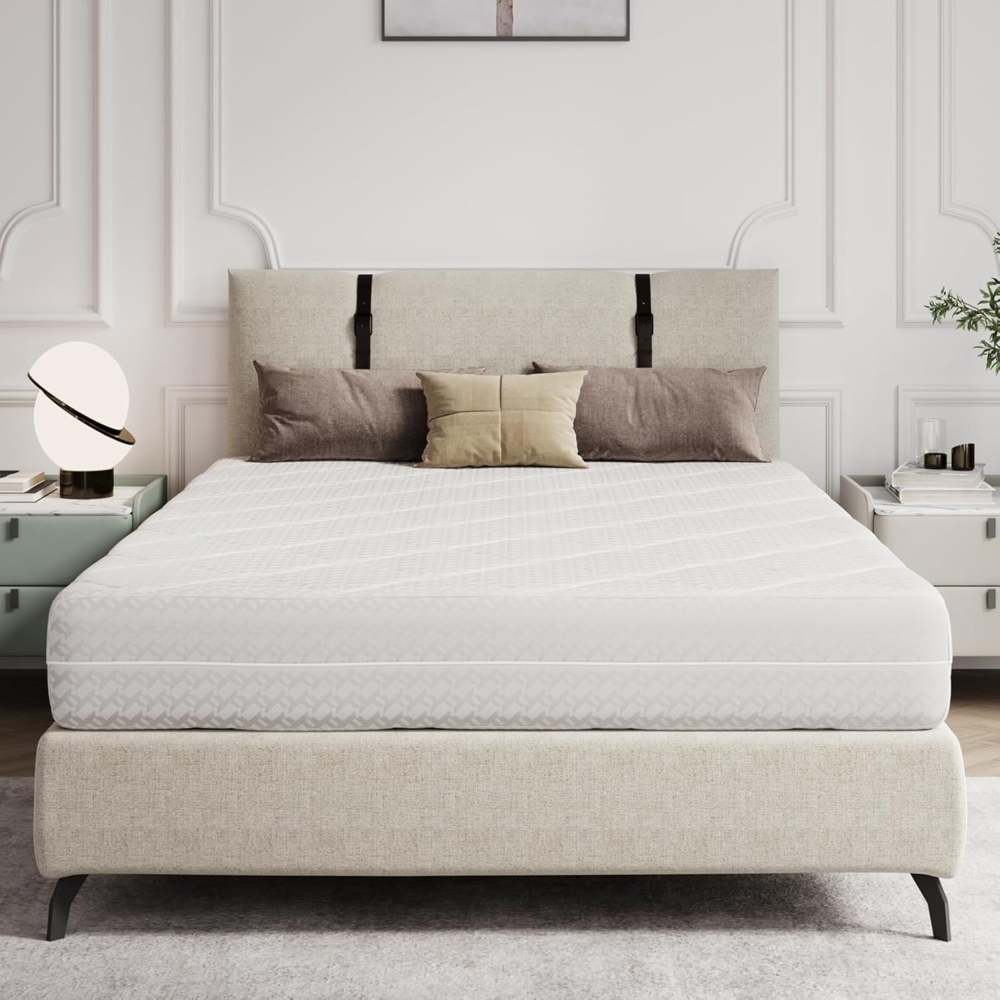 Novilla Matratze 160x200 Taschenfederkernmatratze 7-Zonen H2/H3 atmungsaktivem Bezug & Komfortschaum Öko-Tex & CertiPUR-US Zertifiziert – Federkernmatratze für Einzelbett & Doppelbett Höhe 20 cm Bild 1