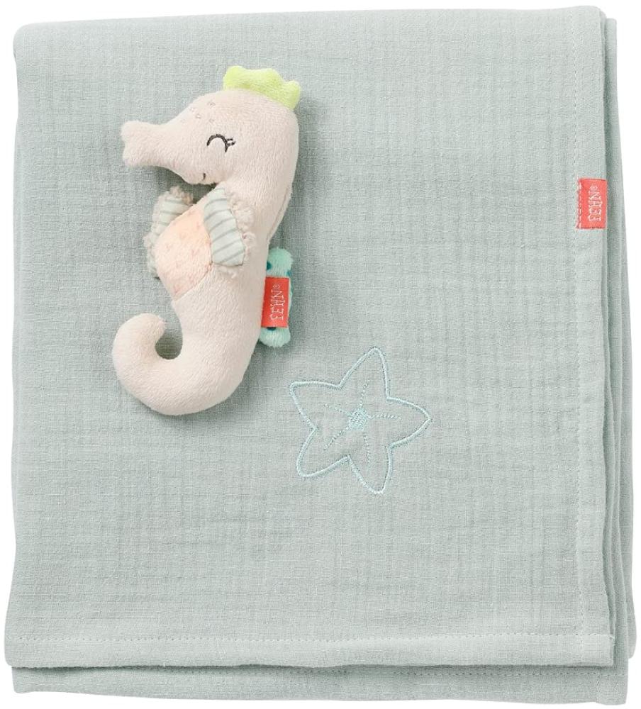 Fehn Muslin Blanket Seepferdchen aus Kollektion: Meer Bild 1