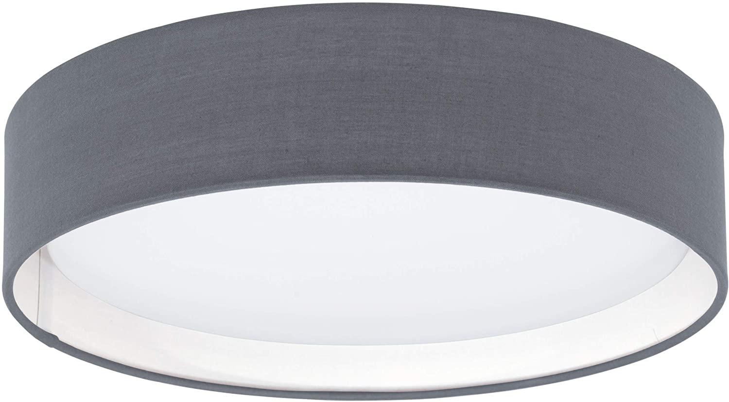 Eglo 31592 LED Deckenlampe PASTERI Textil grau 3x3,6W H:7,5cm Ø32cm 3000K Bild 1