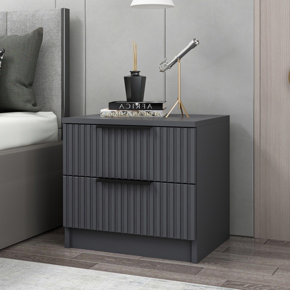 Skye Decor Nachtkonsole 100% MELAMINE COATED PARTICLE BOARD, 47 cm x 40 cm x 50 cm R1506 Bild 1