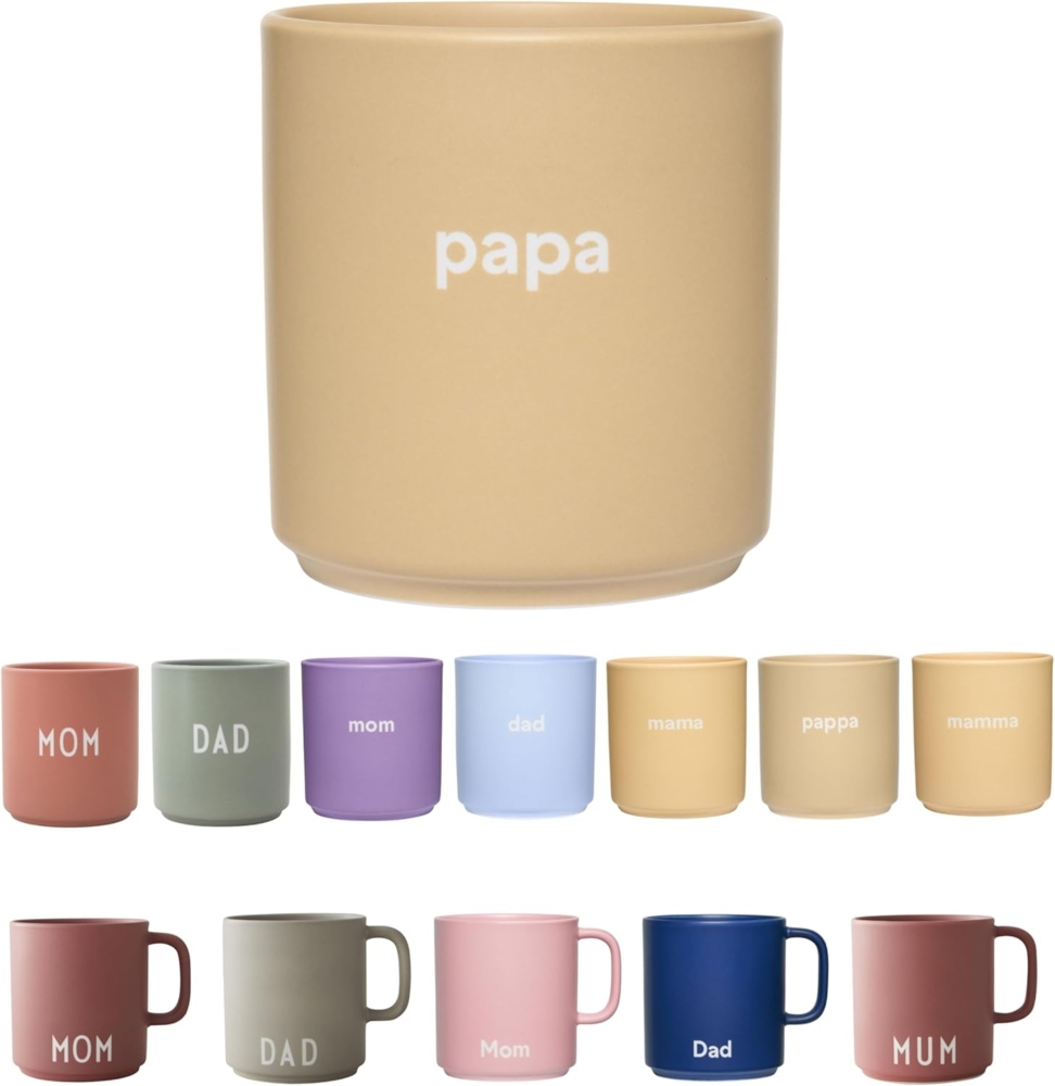 Design Letters Becher VIP Favourite Cup Papa Beige 10101002BEIGEPAPA Bild 1