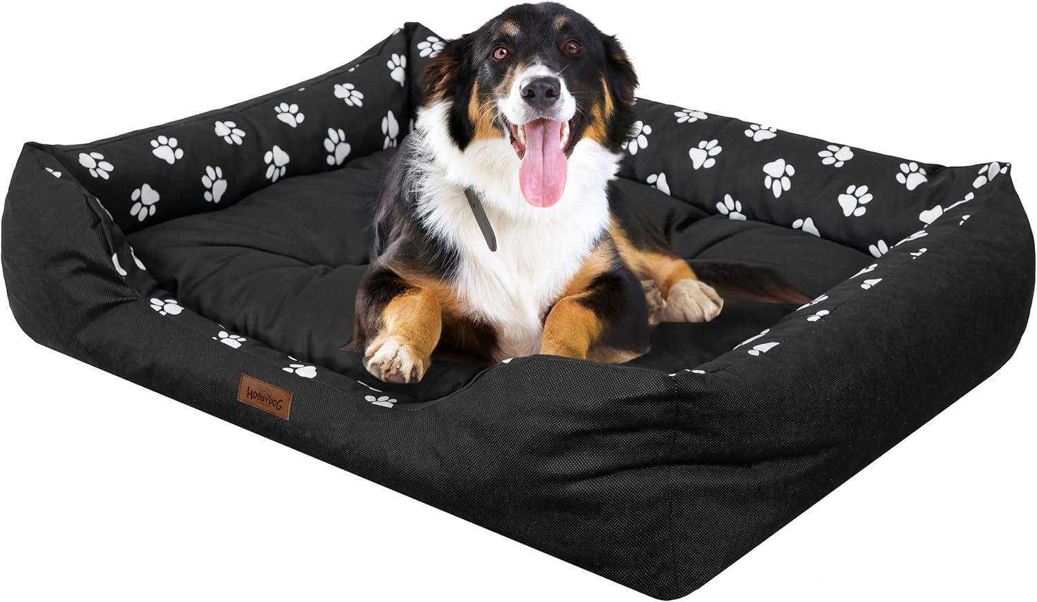 Bjird Tierbett Hundebett Puffy, Abnehmbarer Matratze, wasserabweisend, Hundesofa für kleie, mittelgroße und grosse Hunde, Größe: S,M,L,XL,XXL Bild 1