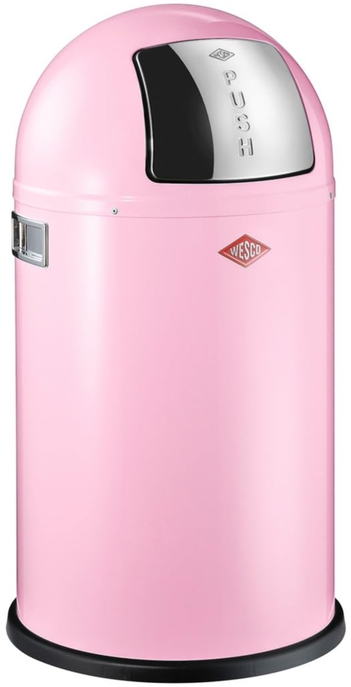 Wesco 'Pushboy Junior' Abfalleimer, Rosa, 22 L Bild 1