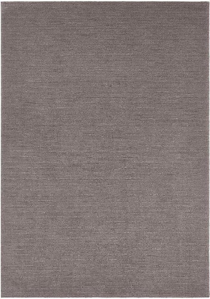 Kurzflor Teppich Supersoft Dunkelgrau 200x290 cm Bild 1