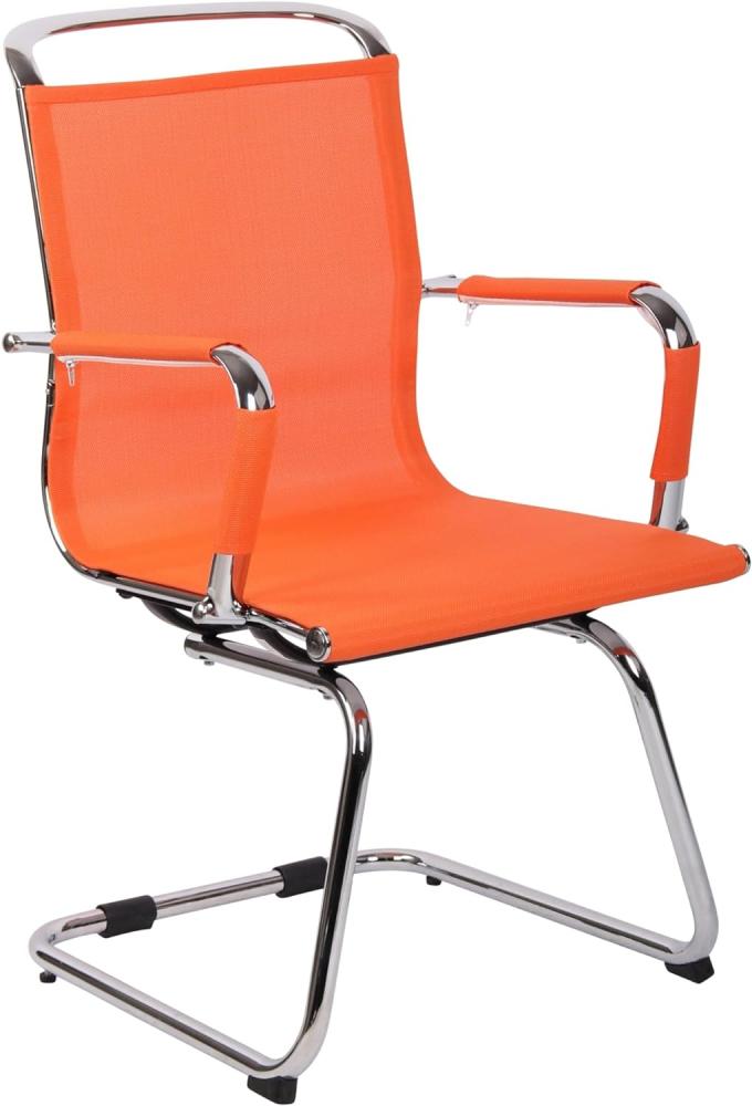 Besucherstuhl Barnet Mesh orange Bild 1