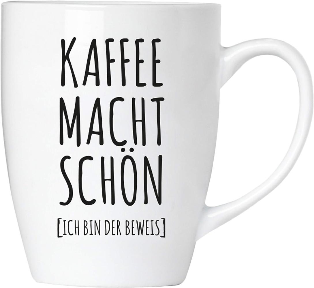 Kaffee macht schön - Tasse aus Keramik Bild 1