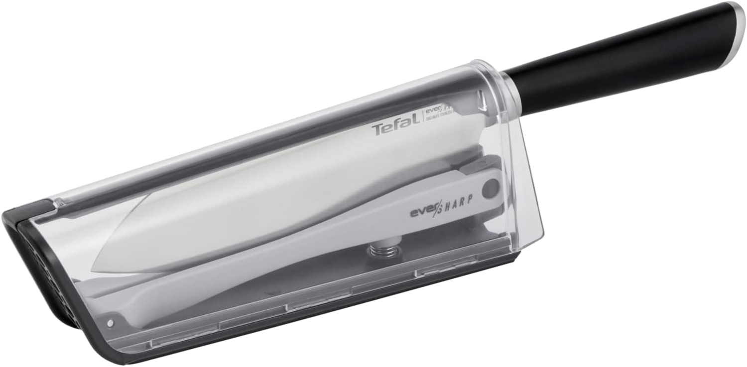 Tefal Messer-Set K25790 Ever Sharp S (Set, 2-tlg), Edelstahl, lang anhaltende Schneidleistung und Schärfe Bild 1