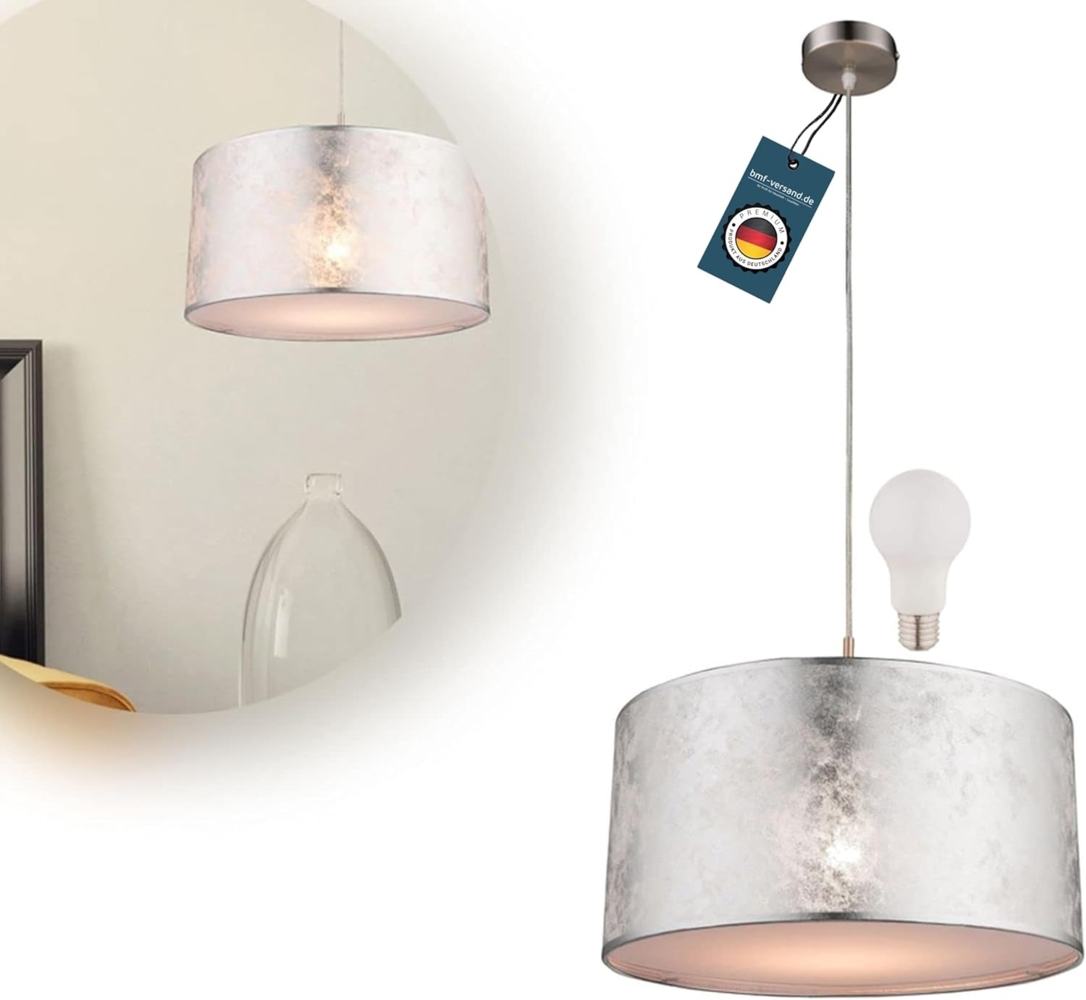 Hängeleuchte Esszimmer Pendelleuchte LED Wohnzimmer Hängelampe Silber HL4451 Bild 1