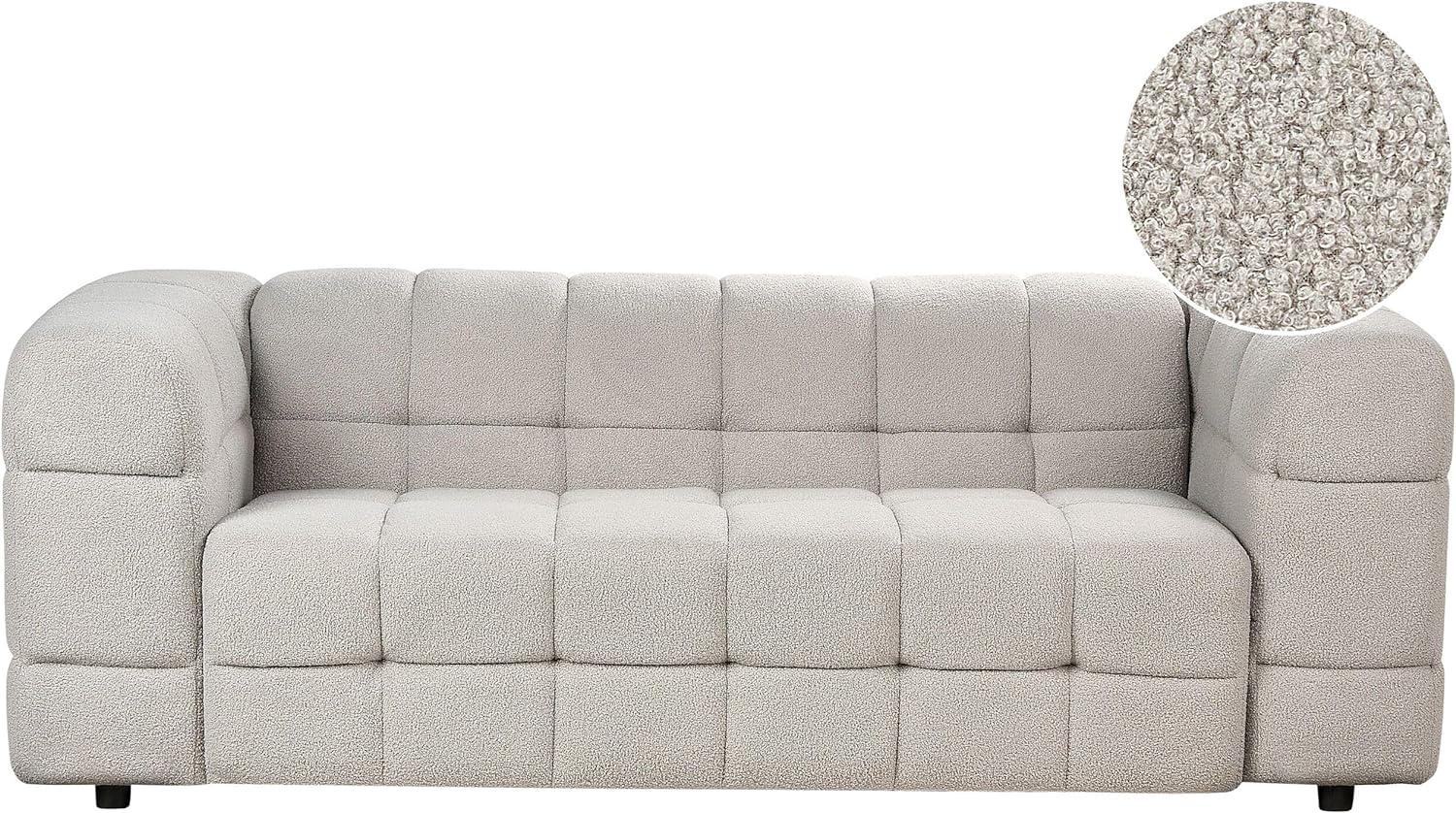 3-Sitzer Sofa Bouclé grau MULLOLA Bild 1