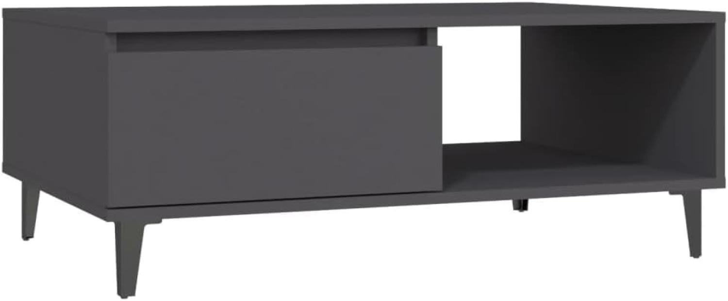 vidaXL Couchtisch Grau 90 x 60 x 35 cm Spanplatte [806006] Bild 1
