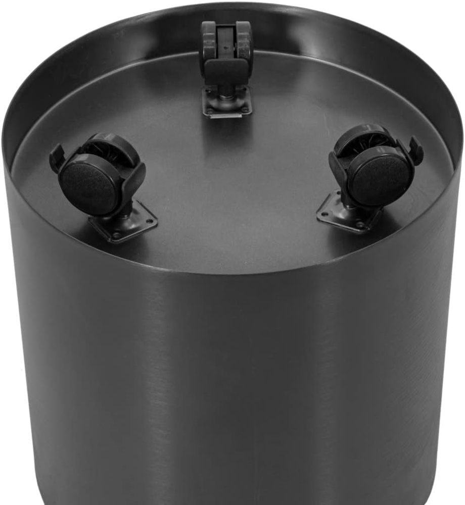 EUROPALMS STEELECHT-30 Nova, Edelstahlübertopf, anthrazit, Ø30cm Bild 1