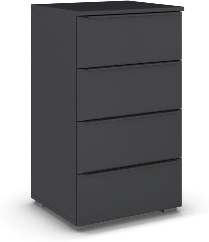 Kommode Monostar | mit Schubkästen | grau metallic | 47 x 81 x 42 cm Bild 1