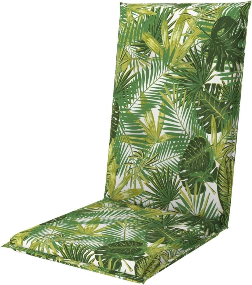 Doppler Sitzauflage "Living" High, palmen, für Hochlehner (119 x 48 x 6 cm) Bild 1