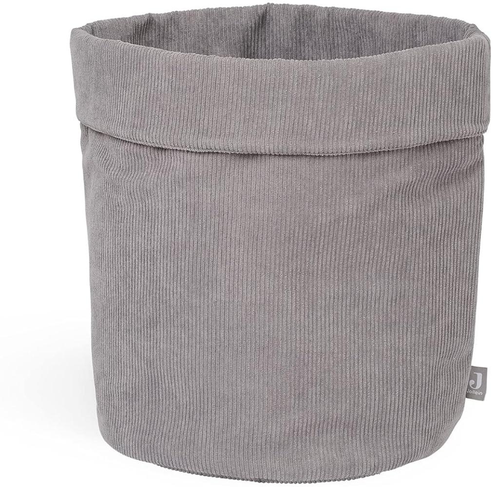 Jollein Cord Kommodenkörbchen Storm Grey - Grau Bild 1