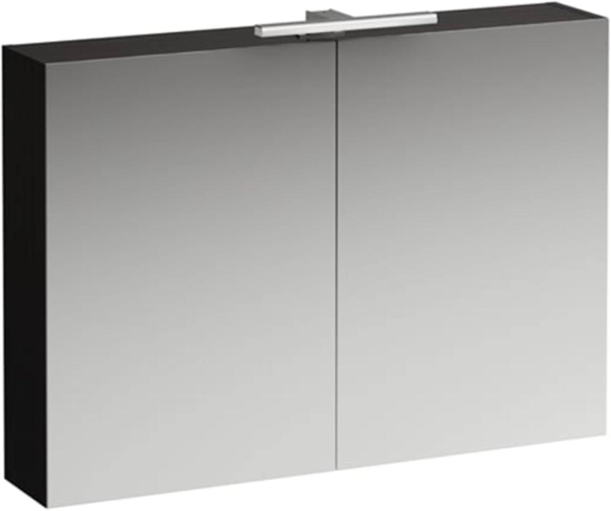 LAUFEN BASE Spiegelschrank 1000 mm, 2 Türen, LED- Licht Element, Farbe: Ulme dunkel - H4028521102631 Bild 1