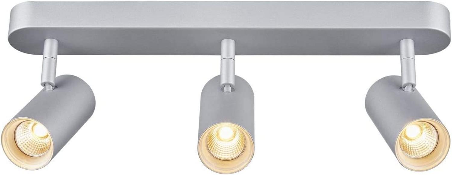 SLV Leuchte 1002978 NOBLO III Indoor LED Deckenaufbauleuchte 2700K grau Bild 1