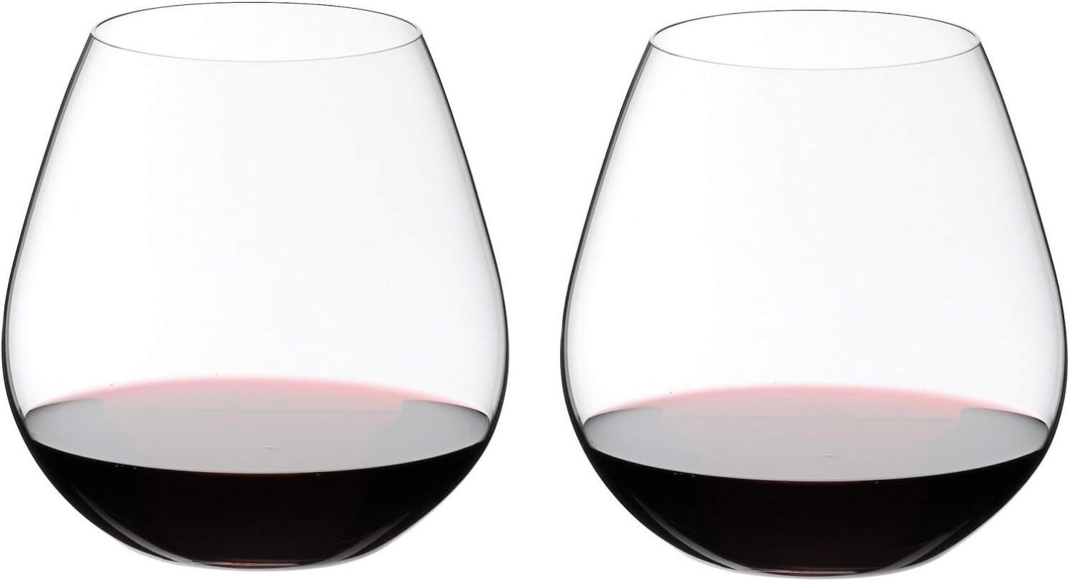 RIEDEL Rotweinglas-Set, 2-teilig, Für Rotweine wie Pinot Noir und Nebbiolo, 690 ml, Kristallglas, O Wine Tumbler, 0414 07 Bild 1