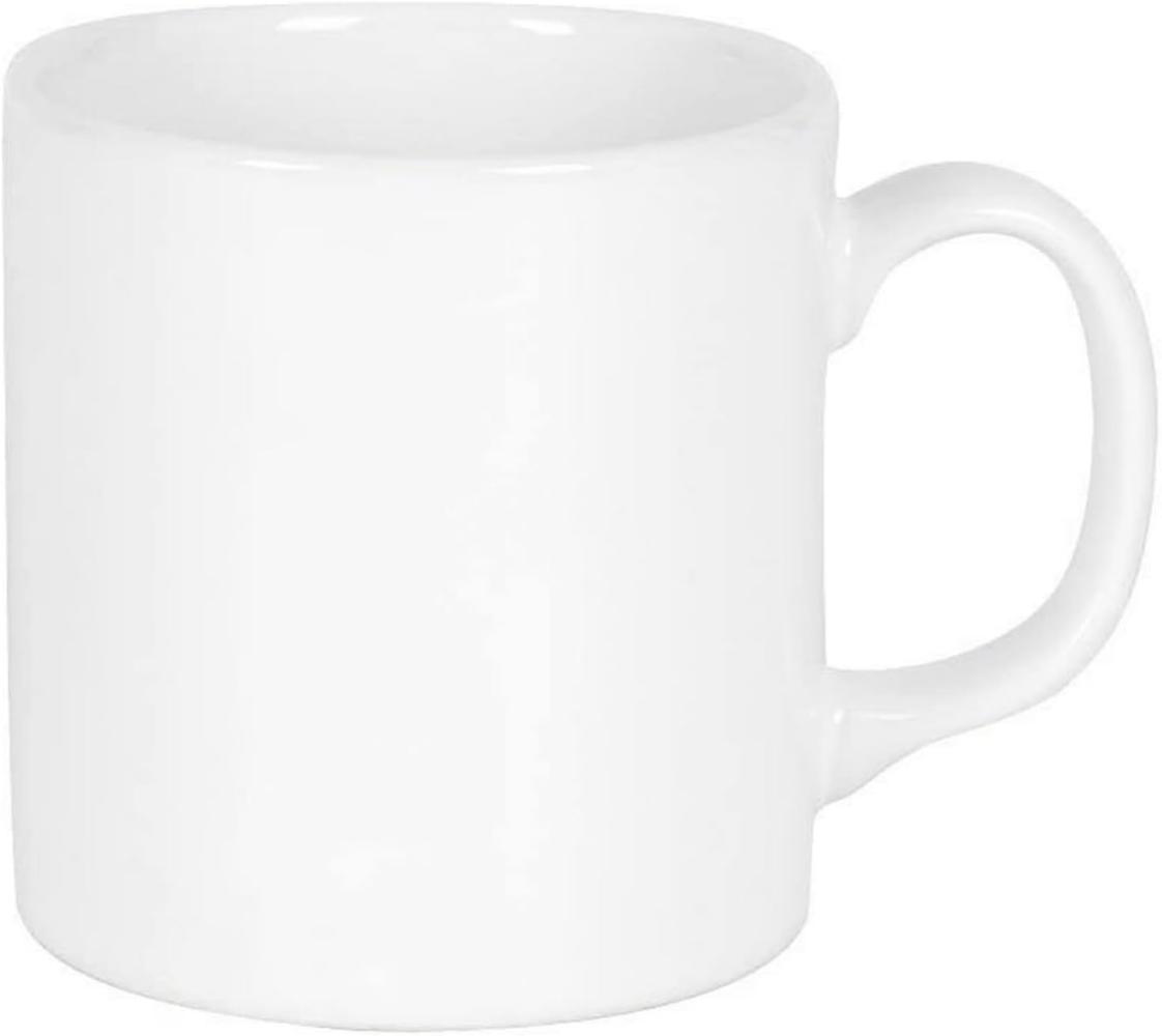 BigBuy Home Tasse, Mehrfarbig, weiß, Estándar Bild 1