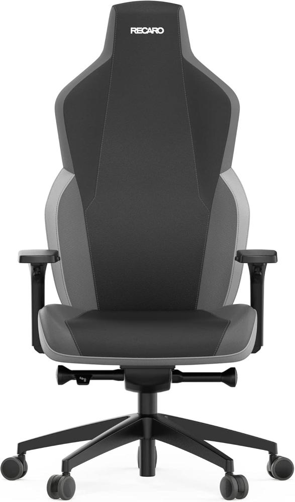 RECARO Rae Essential Grey | Hochwertiger Gaming Stuhl, individuell einstellbar und ergonomisch, auch als Bürostuhl, Gaming Chair aus Stoff mit Rollen, Grau Bild 1
