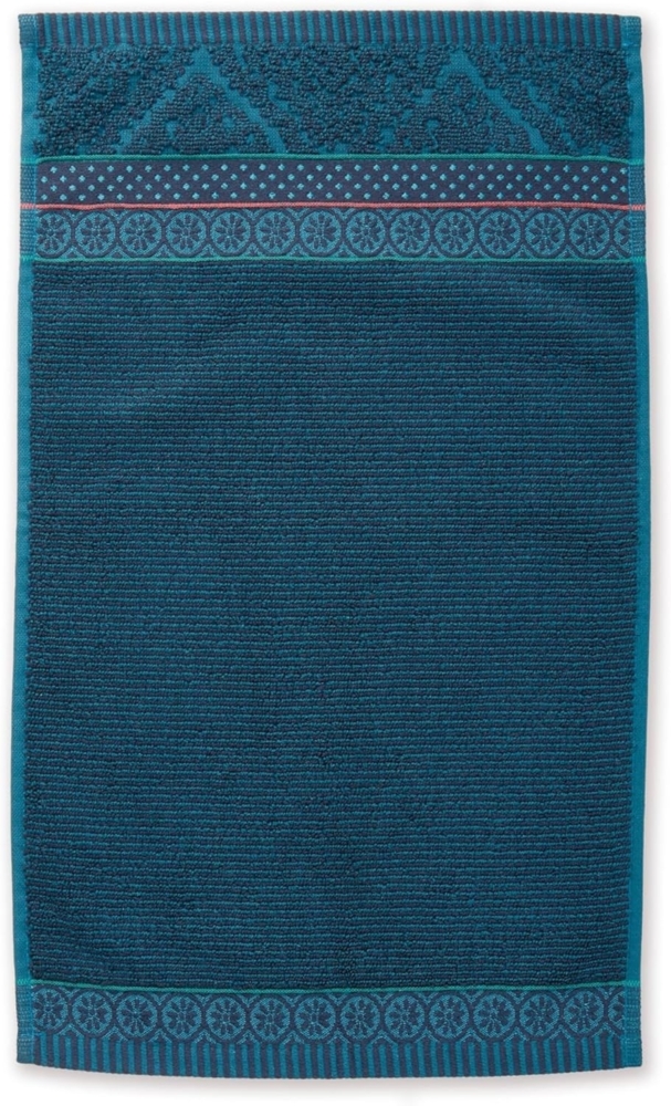 PiP Studio Waschlappen Soft Zellige_Dark Blue_UV_UV_16x22 3 Waschlappen 16 x 22 cm, Baumwolle (1-St), Wachlappen Waschhandschuh Bild 1