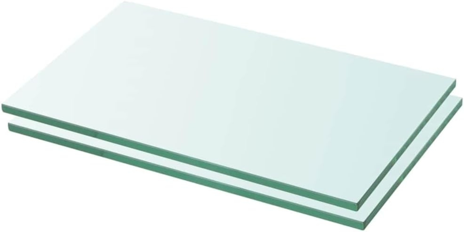 vidaXL Regalböden 2 Stk. Glas Transparent 30x12 cm 3051547 Bild 1