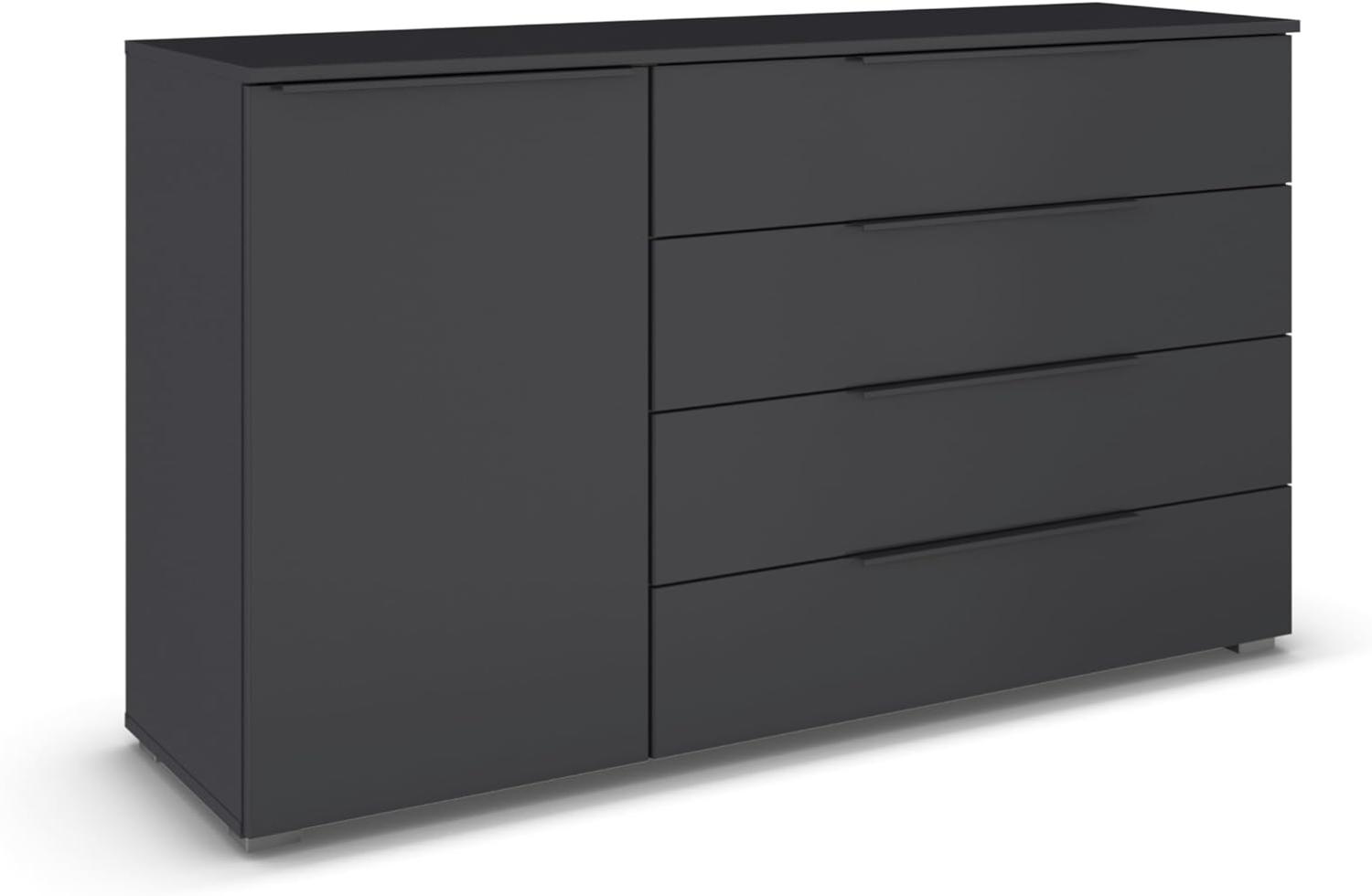 Kommode Monostar | mit Schubkästen | grau metallic | 140 x 81 x 42 cm Bild 1