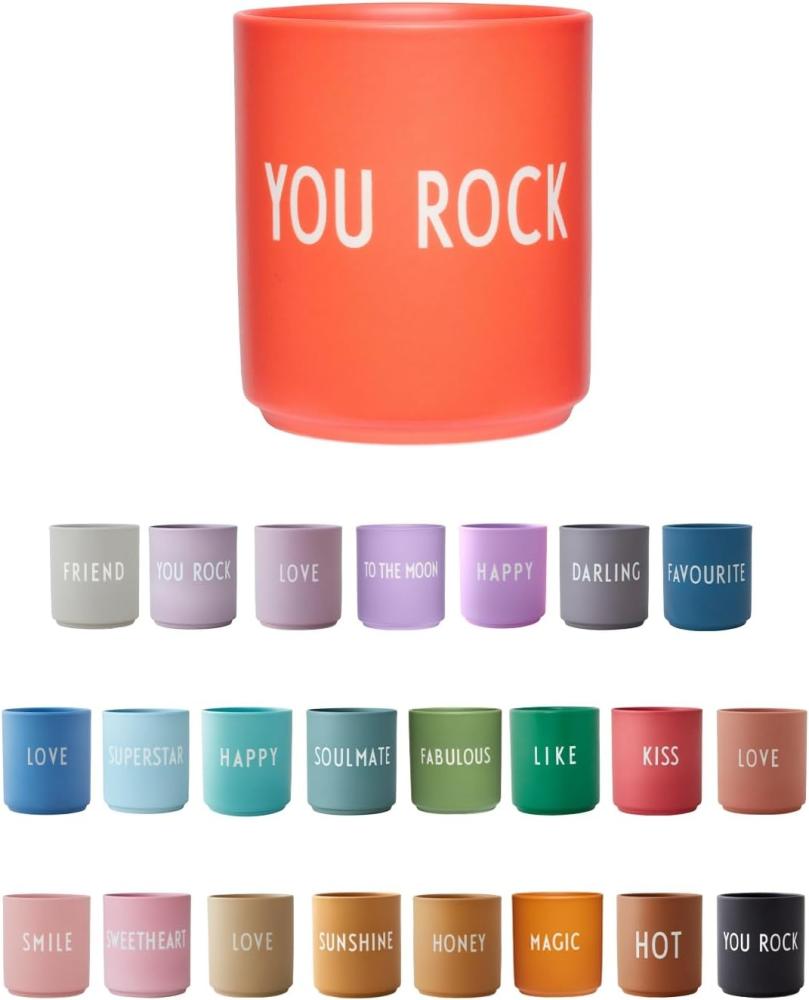 Design Letters Becher Favourite Cup You Rock Rot 10101002TERYOUROCK Bild 1