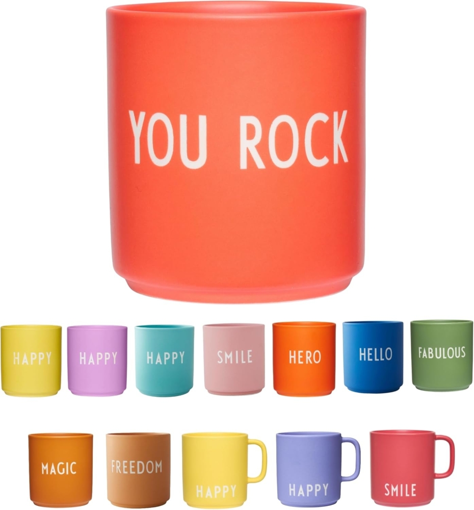 Design Letters Becher Favourite Cup You Rock Rot 10101002TERYOUROCK Bild 1