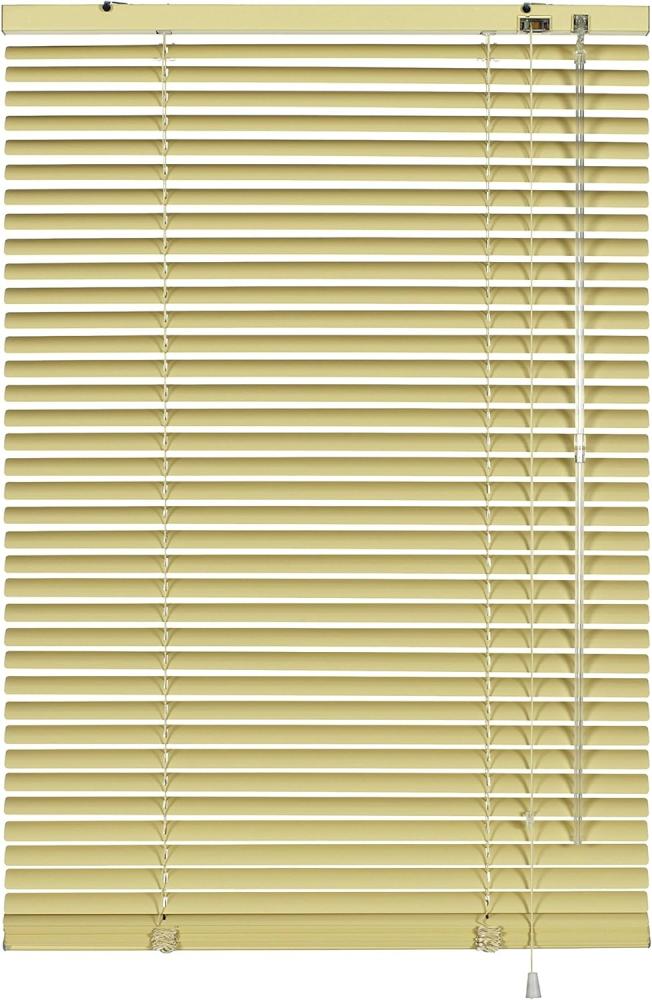 Aluminium-Jalousie 25 mm beige 60 x 175 cm Bild 1